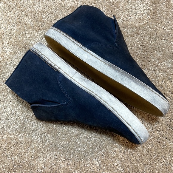 NIB navy blue suede loafers Zoya soft leather slip ons new 8.5 DOLCEVITA $130 - Picture 7 of 10